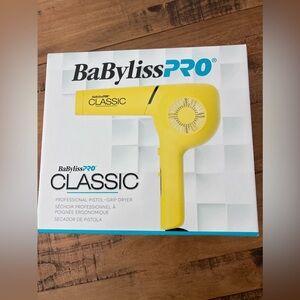 BaByliss Pro classic blow dryer yellow NEW